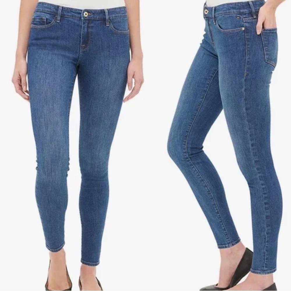 Tommy Hilfiger Skinny Mid-Rise Jeans | Size 2